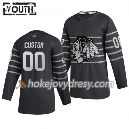 Dětské Hokejový Dres Chicago Blackhawks Custom  Šedá Adidas 2020 NHL All-Star Authentic